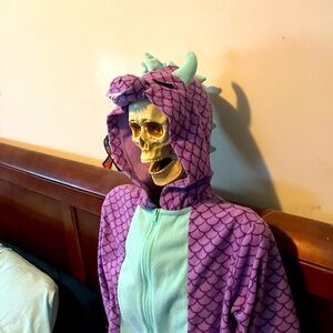 Purple Dragon PJs adult size small.